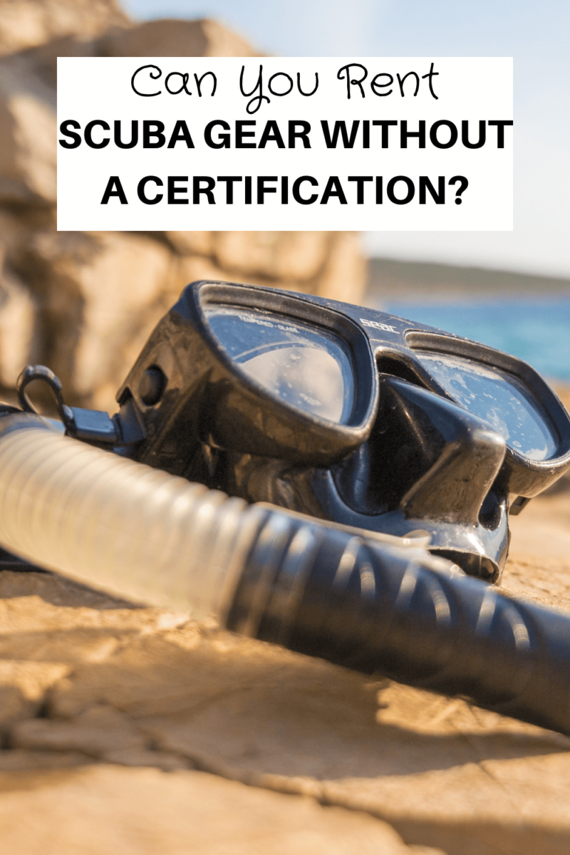Can You Rent Scuba Gear Without A Certification